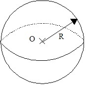 Volume d'une boule - Calcul en ligne