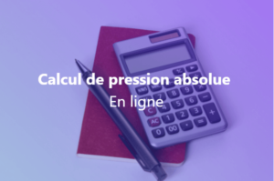 Calcul de la pression absolue en ligne