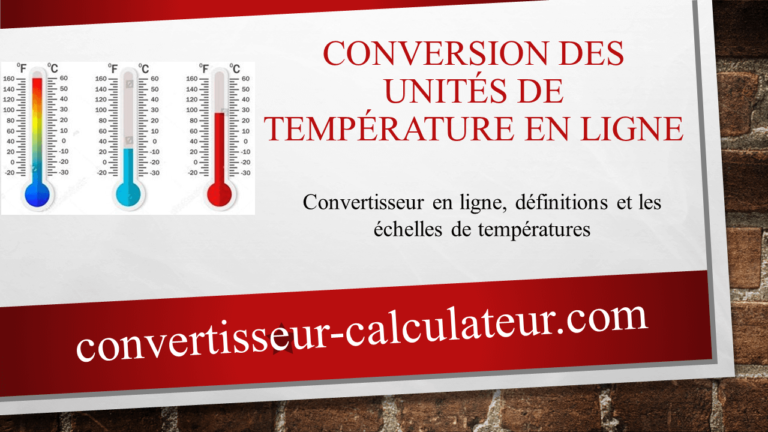 Conversion-des-unites-de-temperature-en-ligne
